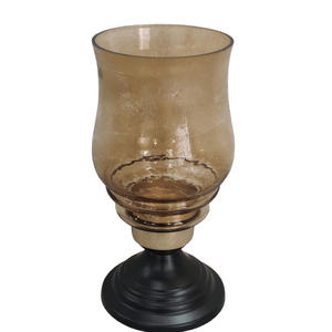 Candelabro de Vidrio y Metal Hecho a Mano de Lujo para Centro de Mesa, Decoración de Bodas y Decoración Festiva del Hogar, Duradero - Product Image 4