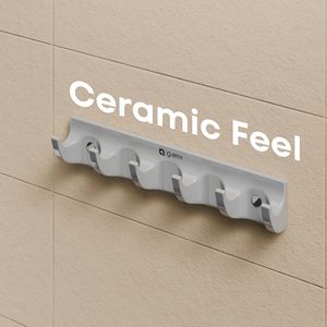 Support mural double en métal robuste pour peignoirs, 6 pouces, avec crochets doubles, pour salle de bain, matériel inclus - Product Image 3