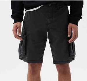 Shorts cargo pour hommes, couleur noire, service OEM, respirant, séchage rapide, coton de haute qualité, avec logo personnalisé, shorts cargo pour hommes - Product Image 1