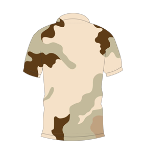 เสื้อโปโลลายพรางทะเลทรายสำหรับผู้ชายแขนสั้นเสื้อยืดกอล์ฟพิมพ์ลายลำลอง - Product Image 5