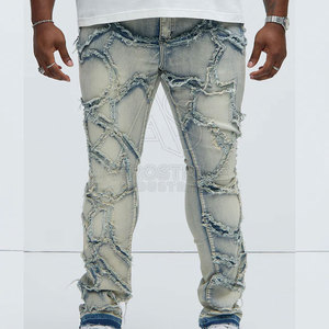 Pantalones Casuales para Hombre, Corte Relajado, Estilo Apilado, Personalizados, Ligeros, de Lona, con Tela Elástica Premium, Elegantes para Uso Diario, 100% - Product Image 5