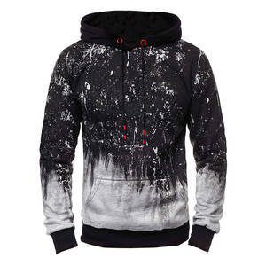 เสื้อฮู้ดดี้ผู้ชายรุ่นใหม่ปี 2026 ขายส่ง คุณภาพสูง เป็นมิตรกับสิ่งแวดล้อม ผ้าฟลีซหนานุ่ม ระบายอากาศได้ดี แห้งเร็ว พิมพ์ลายพัฟฟ์ ทรงปกติ - Product Image 5