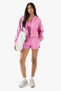 Women Custom OEM/ODM Winter Hot Selling Oversized Polyester/Cotton Fleece Zip <b>Hoodie</b> Front Custom Printed <b>Lightweight</b> <b>Hoodies</b> - Product Image 3