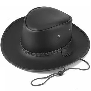 Chapeau de cowboy en cuir unisexe Proventure Industry PI-LCH-122, style western, pour sports de plein air, décontracté, à large bord, quatre saisons, pour adulte, vente en gros - Product Image 5