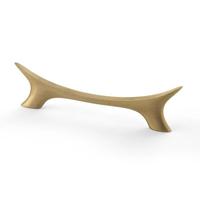 Poignée de porte en laiton massif, poignée de meuble traditionnelle en laiton avec extrémités décoratives pour accessoires de meubles de cuisine