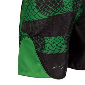 Pantalones Cortos de Boxeo Unisex Handari Sports, Ropa de Lucha de Artes Marciales Mixtas, Estampado de Dragón Verde, Transpirables, de Poliéster/Nailon de Alta Calidad - Product Image 3