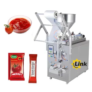 Fully Automatic High Precision Piston Type Honey Curd Sauce Ketchup Bag Packaging Machine