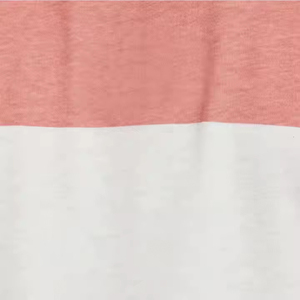 เสื้อยืดแขนสั้นคอกลมลายทางสีชมพูและสีขาวสำหรับผู้ชาย ทรงปกติ สไตล์ลำลอง - Product Image 5