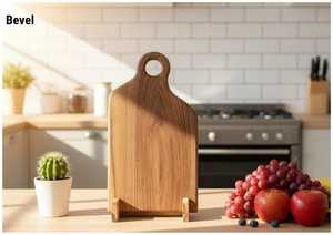 Planche à découper en bois écologique Belladec, grande surface de préhension pour une découpe facile, forme personnalisée durable, épaisseur 1,5 cm, passe au lave-vaisselle - Product Image 3