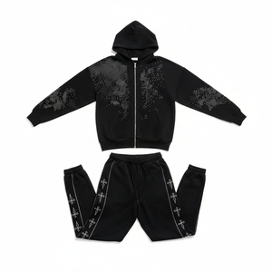 Chándal de hombre con pedrería, diseño más demandado, precio económico, antiarrugas, totalmente personalizado, con el último material. - Product Image 6