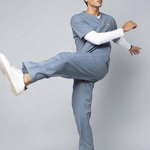 Conjuntos de Uniformes Médicos de Alta Calidad, 100% Algodón, Transpirables, Cómodos, Ligeros, Último Diseño, Bajo Precio, Nueva Llegada, Venta al Por Mayor, OEM - Product Image 5