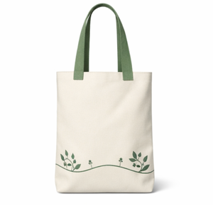 Sac fourre-tout en toile de coton naturel recyclé personnalisé, sac à bandoulière pour femme avec logo personnalisé - Product Image 5