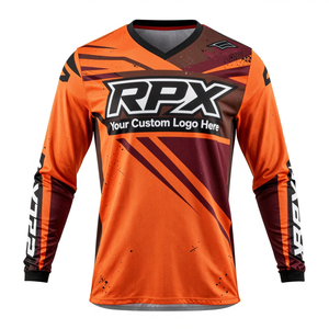 Custom <b>Motorcycle</b> Motocross Jersey Racing <b>Shirt</b> Design Your Own Sublimation Embroidery Off Road Dirt RPX Motocross Jersey - Product Image 4