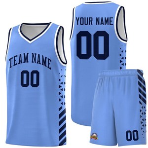 Uniformes de baloncesto al por mayor baratos, conjuntos de camisetas de baloncesto 100% poliéster con logotipo personalizado para hombre - Product Image 4