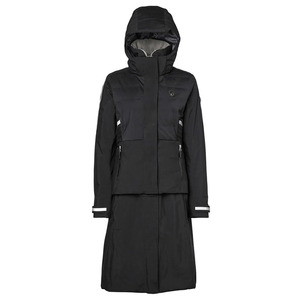 Manteau d'équitation imperméable pour femme avec revêtement en caoutchouc, coupe-vent et résistant à l'eau, idéal pour l'extérieur – Nouveauté usine - Product Image 1
