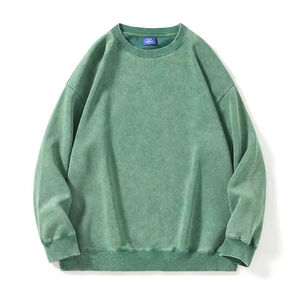 เสื้อสเวตเชิ้ตผู้ชายทรงหลวม ผ้าฟลีซ พรีเมียม รับทำโลโก้ แบรนด์ส่วนตัว รับผลิตแบบ OEM เสื้อผ้าจากสหรัฐอเมริกา - Product Image 6