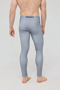 Leggings de compression personnalisés pour hommes – Pantalons de sport extensibles à taille haute sans coutures avec poches - Product Image 3