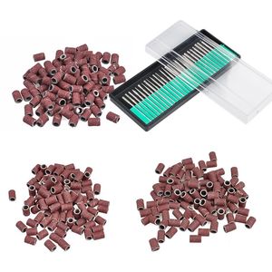 300x # 80 # 120 # Set di 180 Fasce Abrasive per Trapano per Unghie con 30 Punte - Product Image 2
