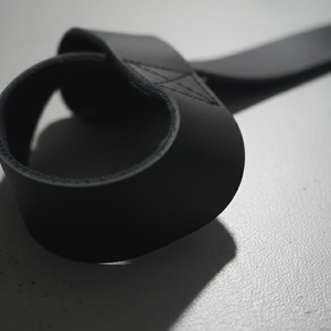 Sangles de musculation en cuir de vachette robustes avec logo personnalisé pour soulevé de terre, powerlifting, antidérapantes, respirantes, pour entraînement de poignet en salle de sport - Product Image 4