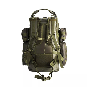 Bolsa Táctica Multifuncional Impermeable de Lona con Cierre de Cremallera, Bolsillo Frontal de Acceso Rápido, Correa Ajustable, Capacidad de 20-36L, Unisex - Product Image 3