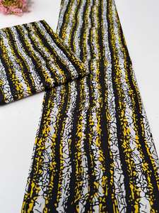 Tela de Algodón Ankara con Estampado Africano de Primera Calidad, Diseño Vibrante para Prendas de Moda, Sudáfrica y Nigeria - Product Image 4