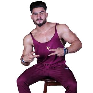 Camiseta sin mangas para hombre al por mayor con logo personalizado, transpirable, de poliéster, para gimnasio, estilo casual, tejido de punto, hecha en Pakistán - Product Image 6