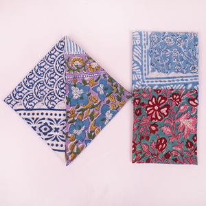 Mouchoirs en coton imprimé de luxe, multicolores, floraux, vintage, écologiques, de haute qualité, cadeau pour adultes, femmes, voyages d'été - Product Image 2