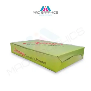 定制漂白卡盒，用于蛋糕和糖果，质量最佳折叠盒，带有徽标纸盒，印刷质量最佳