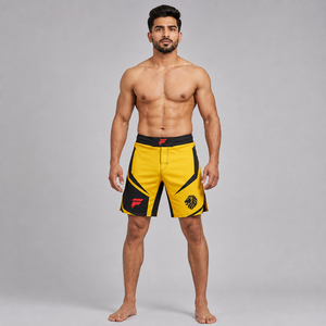 กางเกง MMA คุณภาพสูง ออกแบบด้วยวัสดุที่ทนทาน สวมใส่สบาย ให้การเคลื่อนไหวที่ไม่ถูกจำกัดสำหรับนักต่อสู้ - Product Image 1