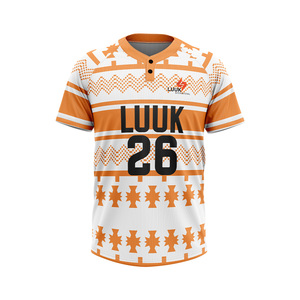 Maillots de baseball et de softball professionnels pour hommes, imprimés sur mesure, 100% polyester, respirants, séchage rapide, anti-transpiration, antibactériens - Product Image 5