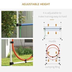 Set Personalizzato in PVC per Addestramento Agility Cani con Tubo Spray Ecologico per Allenamento all'Aperto - Product Image 4
