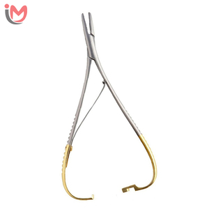 ที่จับเข็มผ่าตัดทางทันตกรรมคุณภาพสูง Mathieu Needle Holder ปลาย TC ขนาด 17 ซม. คีม Mathieu อุปกรณ์ผ่าตัดทางทันตกรรมจัดฟัน OEM - Product Image 2