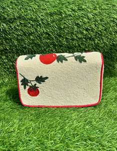 Bolso de mano creativo de lujo de alta calidad de algodón con cuentas, bordado a mano con cuentas de semilla de diseño personalizado y estilo cruzado - Product Image 3