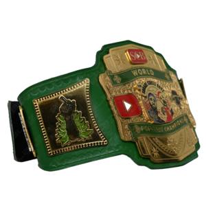 Ceintures de championnat de boxe, lutte et MMA en cuir véritable, faites à la main, personnalisées, en alliage, durables, à taille haute, avec logo en relief, pour arts martiaux - Product Image 4