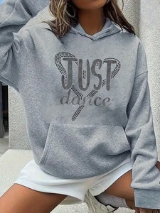 Sweat-shirts à capuche pour femmes de qualité supérieure, en blanc, vente en gros, personnalisables avec impression - Product Image 6