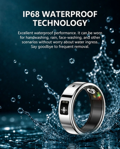 แหวนอัจฉริยะ WEAR-AI-001 พร้อมฟังก์ชันบันทึกเสียง แปลภาษา วัดอัตราการเต้นของหัวใจ วัดออกซิเจนในเลือด ตรวจสอบการนอนหลับ ติดตามการออกกำลังกาย รับผลิตแบบ OEM ODM - Product Image 4