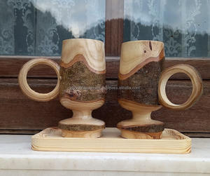 แก้วไม้ธรรมชาติสำหรับกาแฟ แก้วกาแฟไม้ ยั่งยืน - Product Image 2