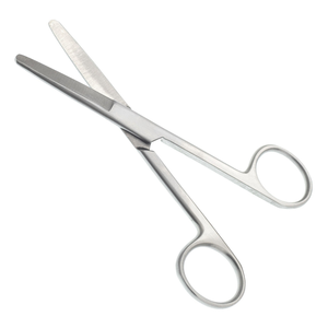 Tijeras Quirúrgicas Rectas de 13 cm, Instrumento de Corte y Disección de Acero Inoxidable Quirúrgico para Cirugía - Product Image 1