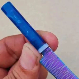 มีดเชฟสแตนเลสเกรดอุตสาหกรรม Burraq Ecommerce ผลิตตามสั่ง ทำมือ ปรับแต่งได้ตามต้องการ DIY OEM ความยาวปรับได้ สวยงาม - Product Image 4