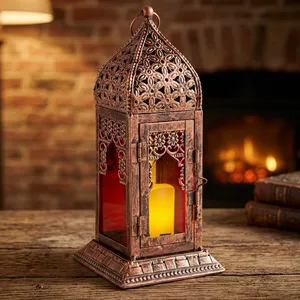 Hot and Demanding Unique Metal Lantern for Home Decoration Handmade Durable Eco-Friendly Candle Holders & Jars Top Seller - Product Image 5