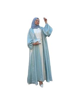 Abaya musulmana de la mejor calidad para mujer 2025 Nueva Abaya elegante de tamaño y colores personalizados para mujer en la mejor tela - Product Image 1