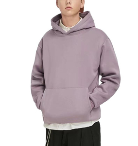 Sweat-shirts à capuche en molleton personnalisés de haute qualité pour hommes, style streetwear, coupe oversize à épaules tombantes, pour la fabrication en usine - Product Image 2