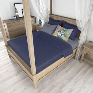 Akita Hippie Dawg Funda De Almohada decorativa estándar ligera y súper suave Funda de cojín de fácil cuidado - Product Image 4