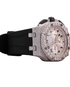 Montre de luxe HUMERA JEWELS à quartz, boîtier en alliage d'acier inoxydable, cadran carré, affichage analogique-numérique, mouvement ETA, unisexe, bracelet 26 mm, usage quotidien - Product Image 2