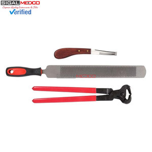 Professional Reusable Stainless Steel Veterinary Horse Hoof Trimming <b>Shears</b> 3-Piece Set Heavy-Duty Equine Farrier Hoof Nipper - Product Image 2