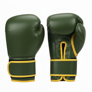 Guantes de Boxeo Profesionales de Cuero PU de 6oz-12oz, Transpirables, Antideslizantes, con Cierre, para Mujeres, Niños, Combate Libre, Pesca - Product Image 4