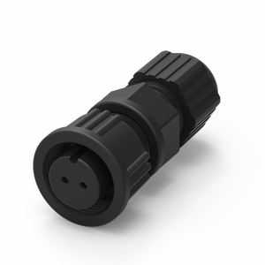 Conector Industrial de Latón de 2 Pines, Tipo de Ensamblaje Hembra, Resistente al Agua IP67, 5A 250V - Product Image 1