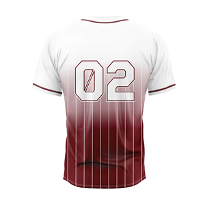 Jersey de Béisbol Unisex Negro y Rojo, Manga Larga, Malla Transpirable, Número de Equipo 45, Corte Regular, Ropa para Adultos, Invierno - Product Image 4