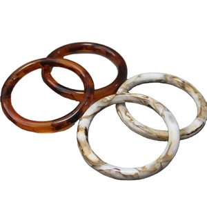 หูจับกระเป๋าเรซิ่นดีไซน์หรูหรา  อะคริลิคเงางาม  อุปกรณ์ตกแต่งกระเป๋าถือทันสมัย  อะคริลิคเรซิ่นอินเทรนด์ - Product Image 5