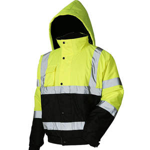 เสื้อกันฝนสะท้อนแสงแบบสะท้อนแสงสูงสำหรับผู้ชาย งานรักษาความปลอดภัย แบบสั่งทำพิเศษ ลดราคา - Product Image 4